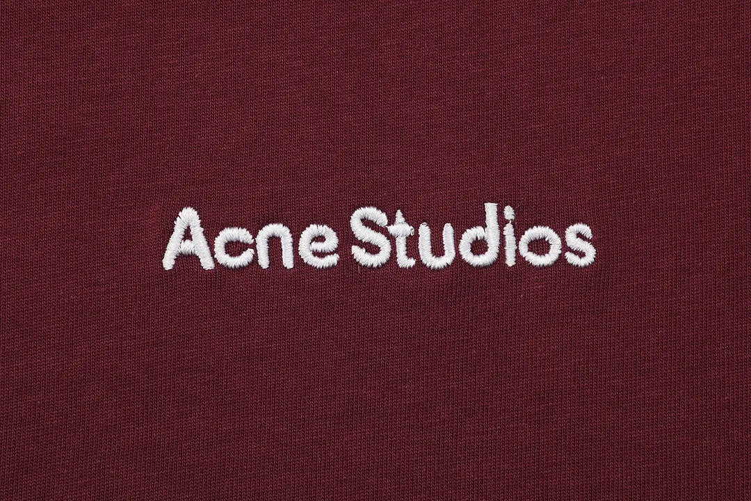 Acne Studios 2026 New Arrival logo Same Style t 100％ 32 ： Size：XS S M L